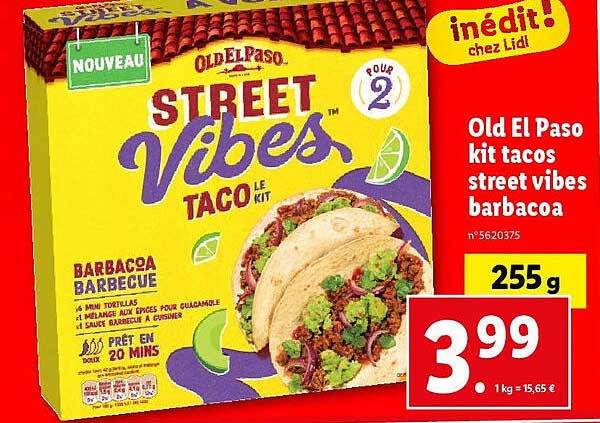 old el paso kit tacos street vibes barbacoa