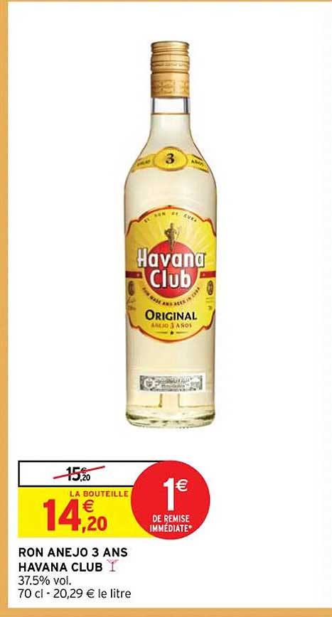 on anejo 3 ans havana club