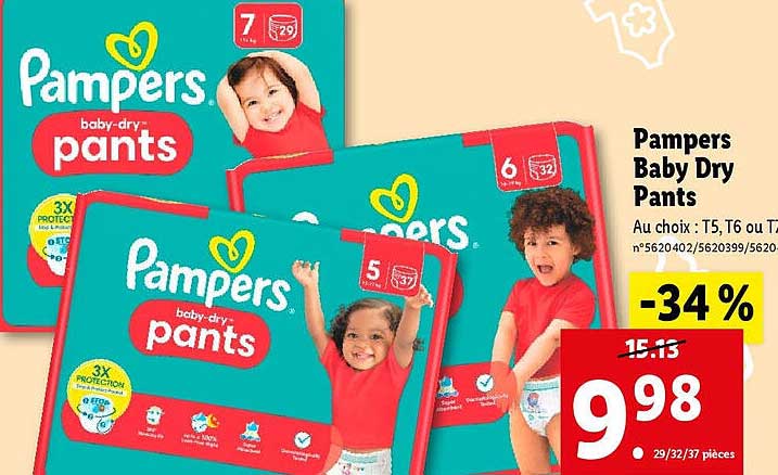 Pampers Baby Dry Pants