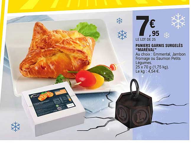paniers garnis surgelés "maréval"
