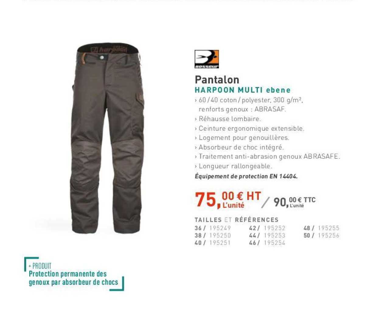 pantalon harpoon mulit ebene bosseur