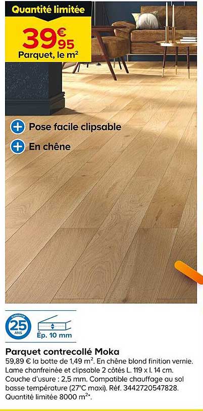 Parquet Contrecollé Moka