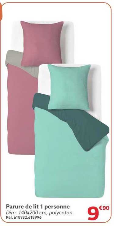 parure de lit 1 personne