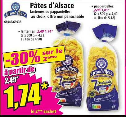 pâtes d'alsace grand mère