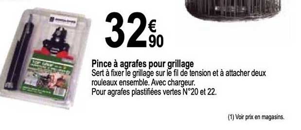 Pince à Agrafes Pour Grillage