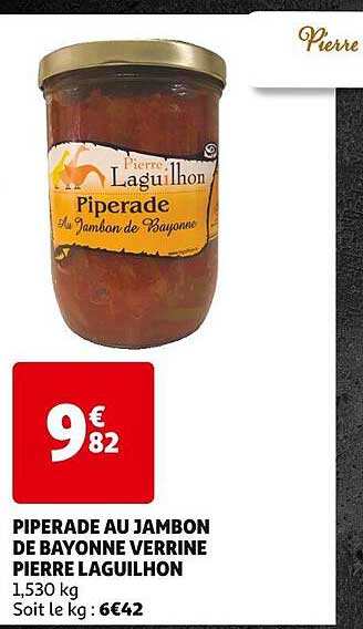 piperade au jambon de bayonne verrine pierre laguilhon