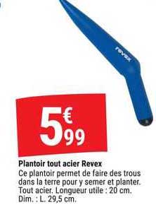Plantoir Tout Acier Revex