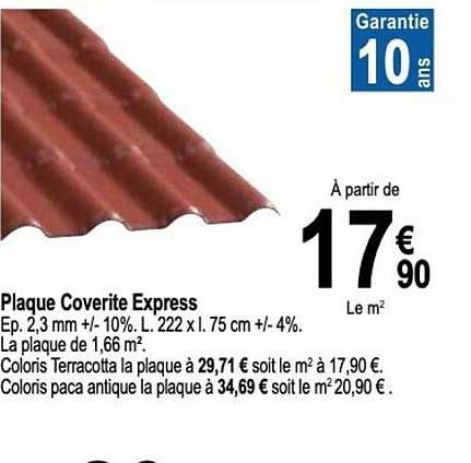 Plaque Coverite Express