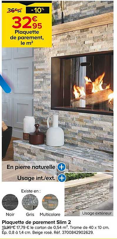 Plaquette De Parement Slim 2