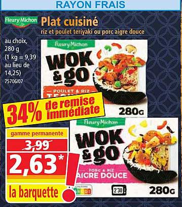 plat cuisiné fleury michon