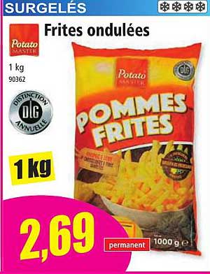 potato frites ondulées