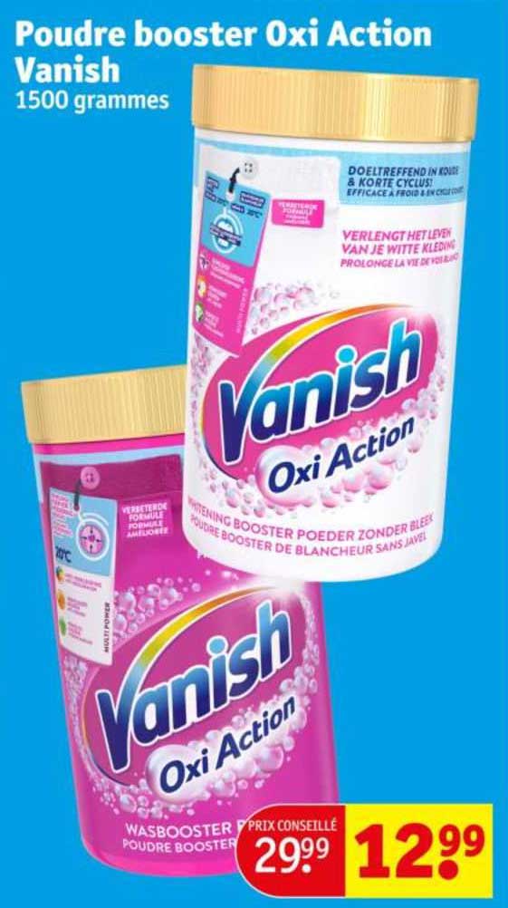 poudre booster oxi action vanish
