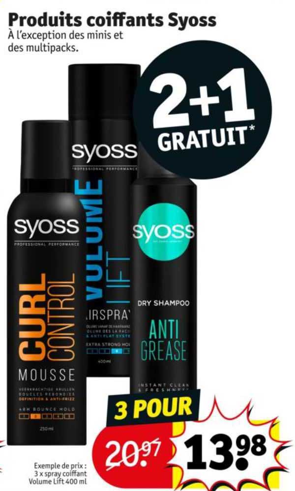 produits coiffants syoss
