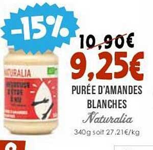 Purée D'amandes Blanches Naturalia