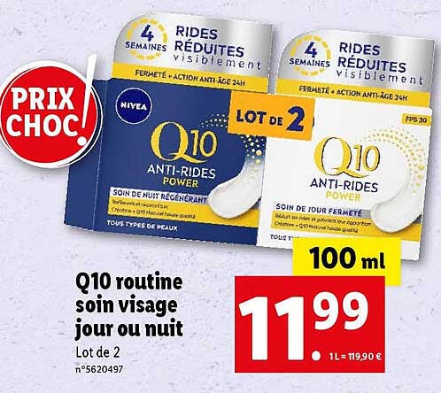 q10 routine soin visage jour ou nuit