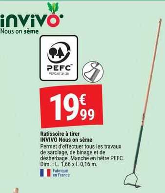 ratissoire à tirer invivo nous on sème