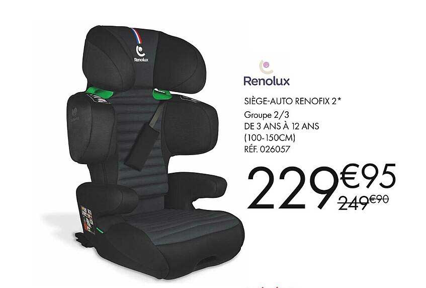 renolux  siège-auto renofix 2