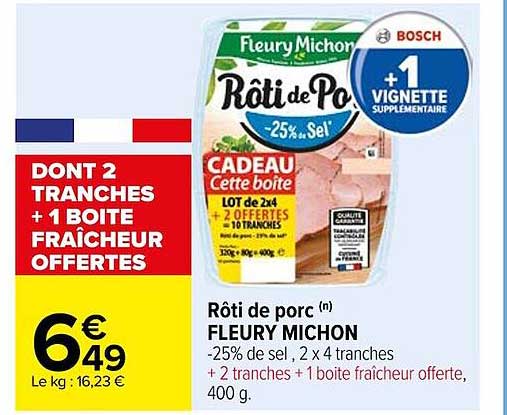 rôti de porc fleury michon