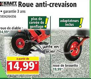 roue anti-crevaison kraft werkzeuge