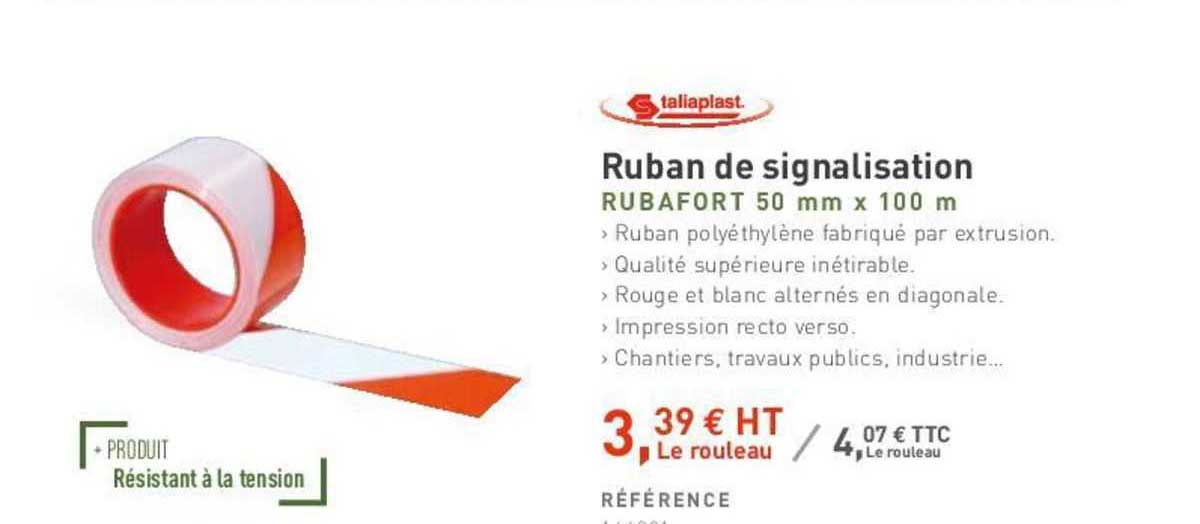 ruban de signalisation tallaplast
