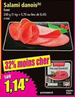 Salami Danois Fumé