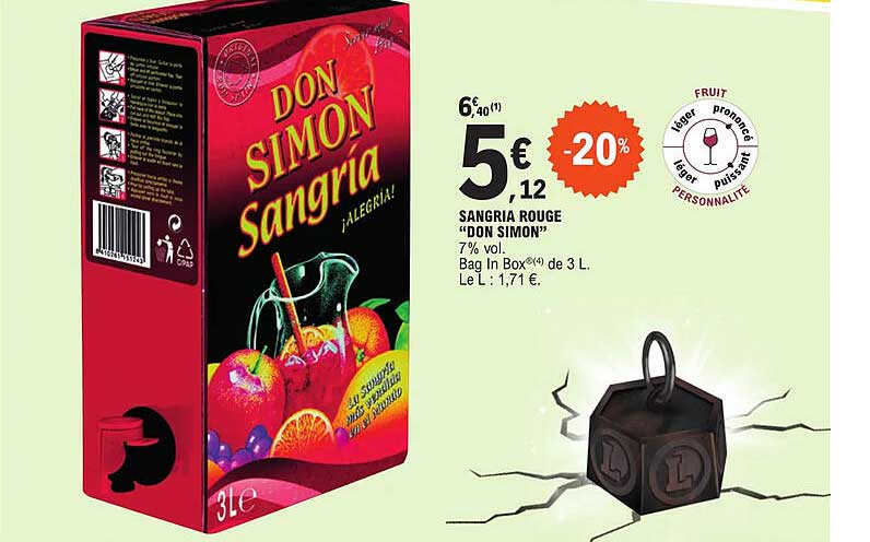 sangria rouge "don simon"