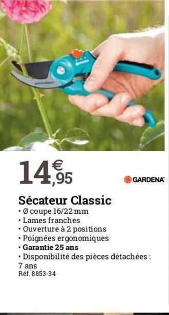 Sécateur Classic Gardena