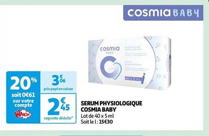Serum Physiologique Cosmia Baby