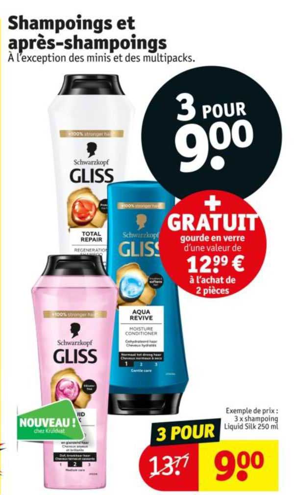 shampoings et après-shampoings