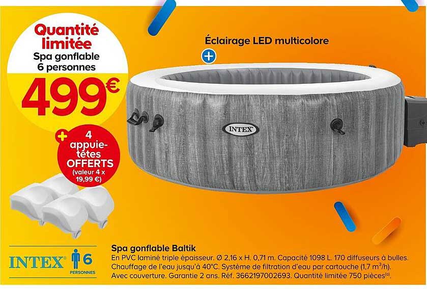 spa gonflable baltik intex