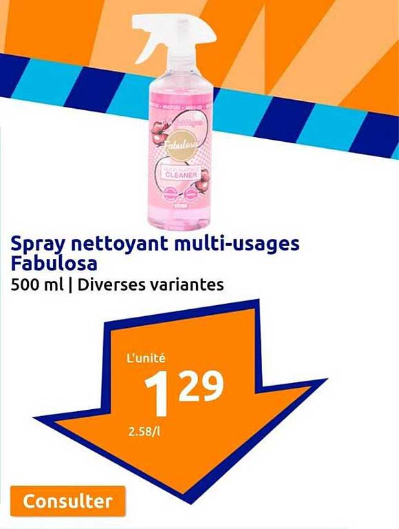 spray nettoyant multi-usages fabulosa