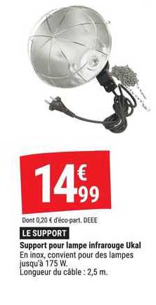Support Pour Lampe Infrarouge Ukal