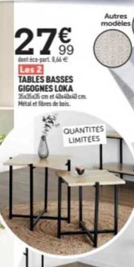 tables basses gigognes loka