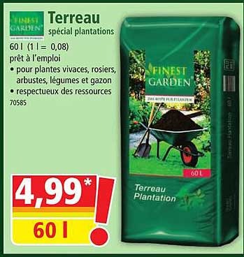 Terreau Spécial Plantations Finest Garden
