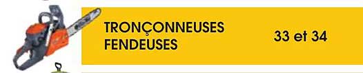 tronçonneuses fendeuses