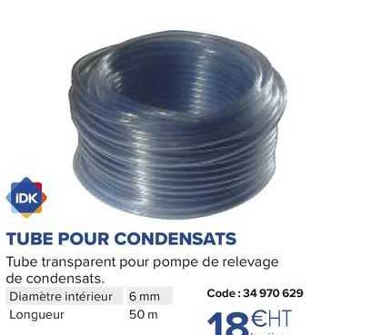 tube pour condensats