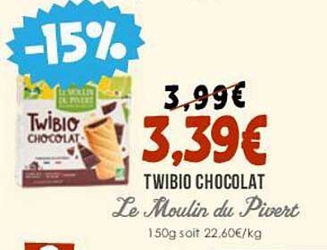 twibio chocolat le moulin du pivert