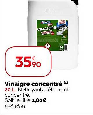 Vinaigre Concentré 20 L