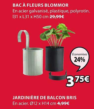 bac à fleurs blommor