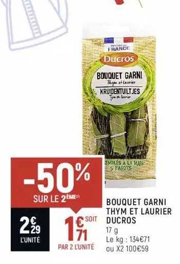 Bouquet Garni Thym Et Laurier Ducros