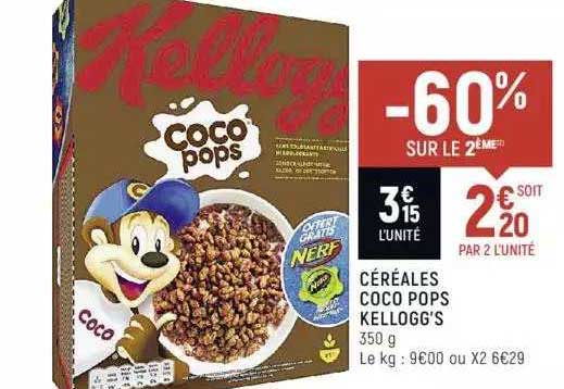 céréales coco pops kellogg's