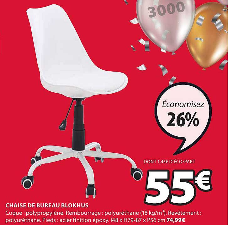 Chaise De Bureau Blokhus