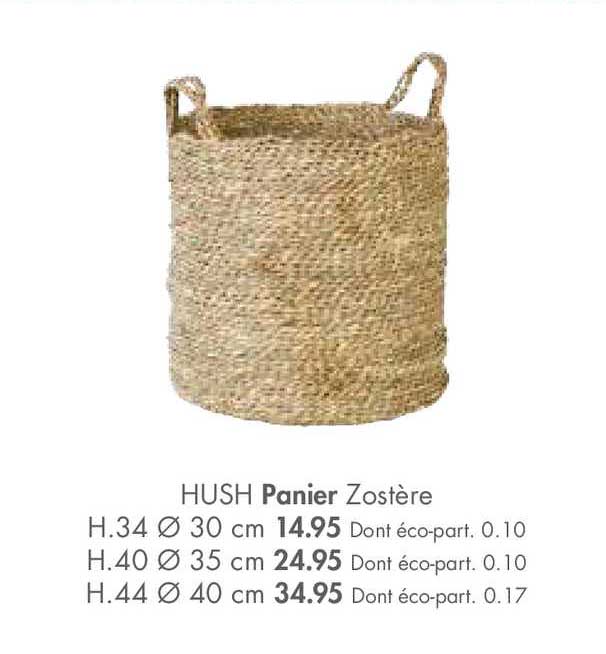 panier zostère hush