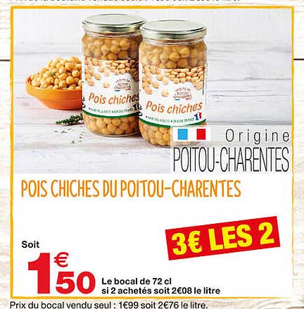 pois chiches du poitou-charentes