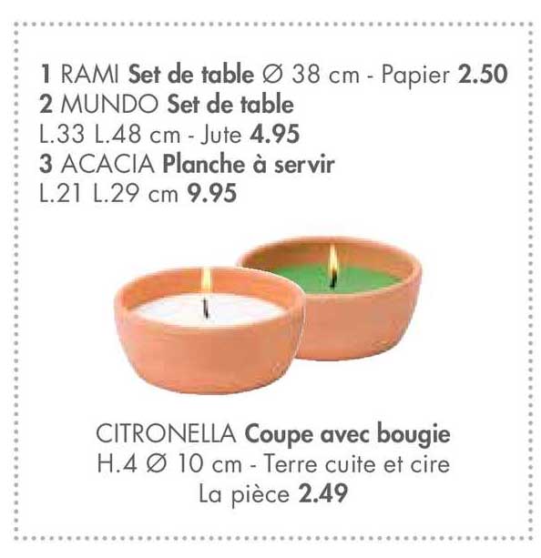 Set De Table Rami, Set De Table Mundo, Planche à Servir Acacia