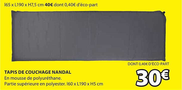 Tapis De Couchage Nandal