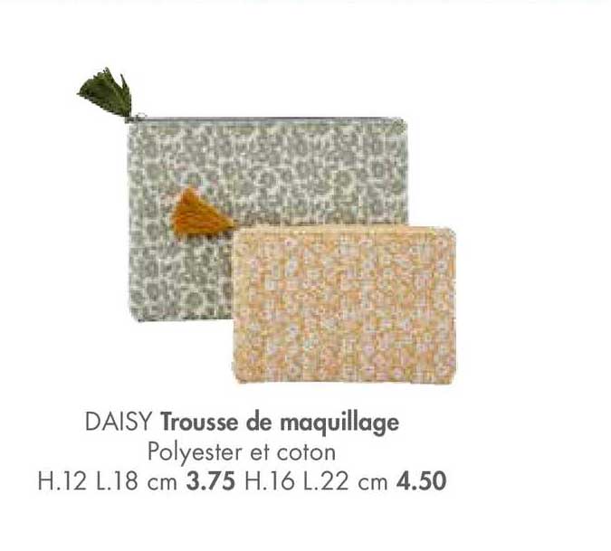 trousse de maquillage daisy