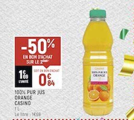 100% Pur Jus Orange Casino