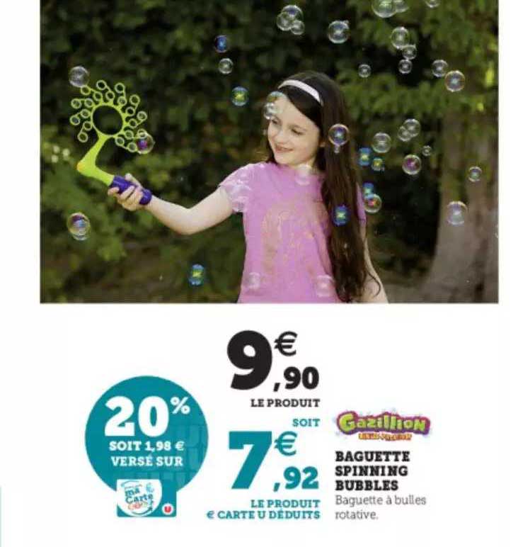 baguette spinning bubbles gazillion