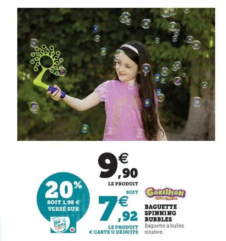 baguette spinning bubbles gazillion